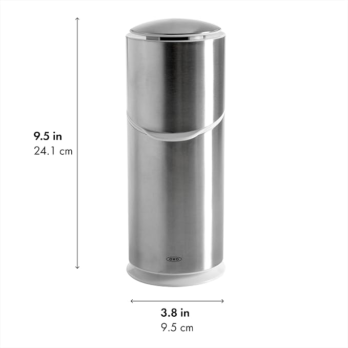 Stainless Steel Toothbrush Organizer with Lid